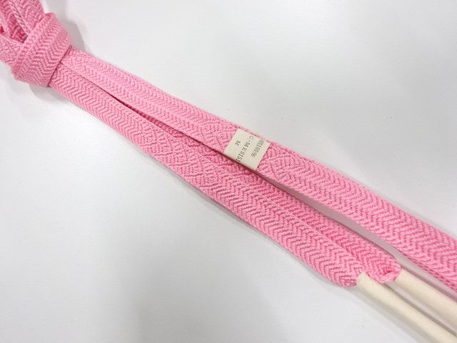 未使用品　正絹　手組帯締め